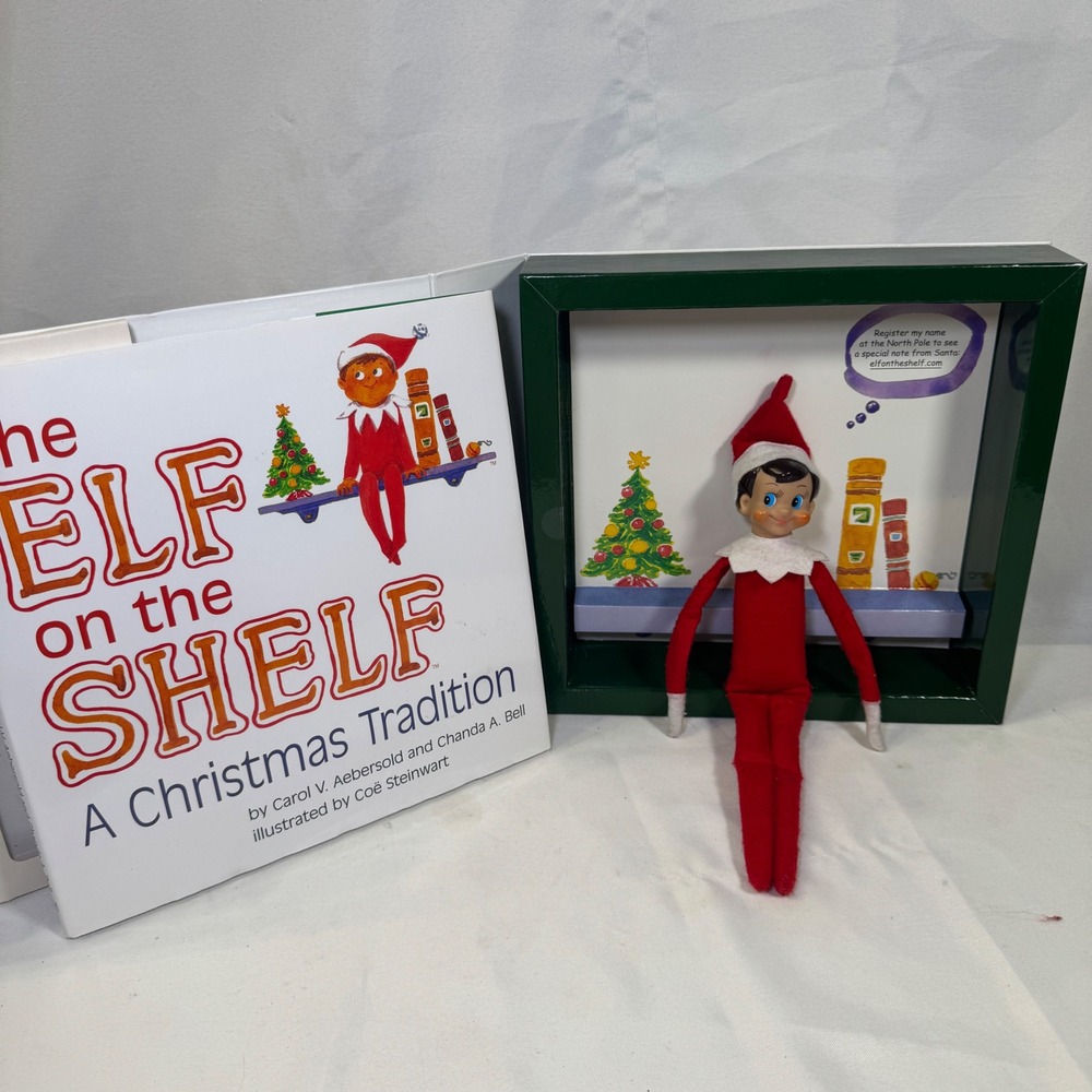 Elf on the Shelf A Christmas Tradition Box Set with Blue Eyed Boy Elf and Book